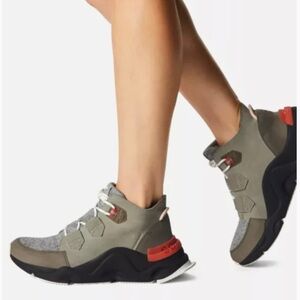 SOREL RNEGD Caribou Lace Up Sneakers Waterproof Size 6.5